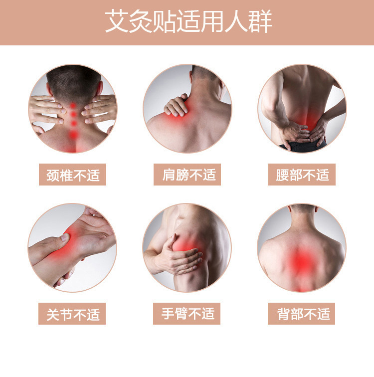 Herbal Moxibustion Patches Warm Therapy Stickers for Neck Shoulder Waist Legs Joints Full Body Wellness 100 Patches 5 Boxes - Image 2