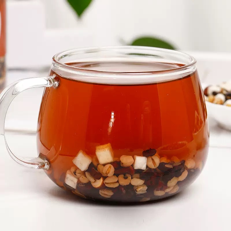 Qian Shi Chi Xiao Dou Yi Ren Herbal Tea 330g Canned Blend with Coix Seed Poria and Red Bean for Daily Wellness Steeping - Image 2