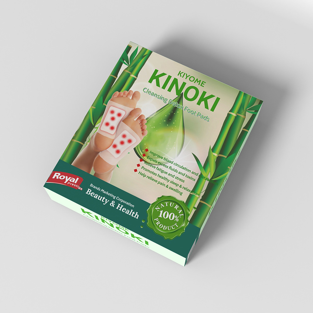 Kinoki Cleansing Detox Foot Pads with Mugwort 10 Patches per Bag - Image 4