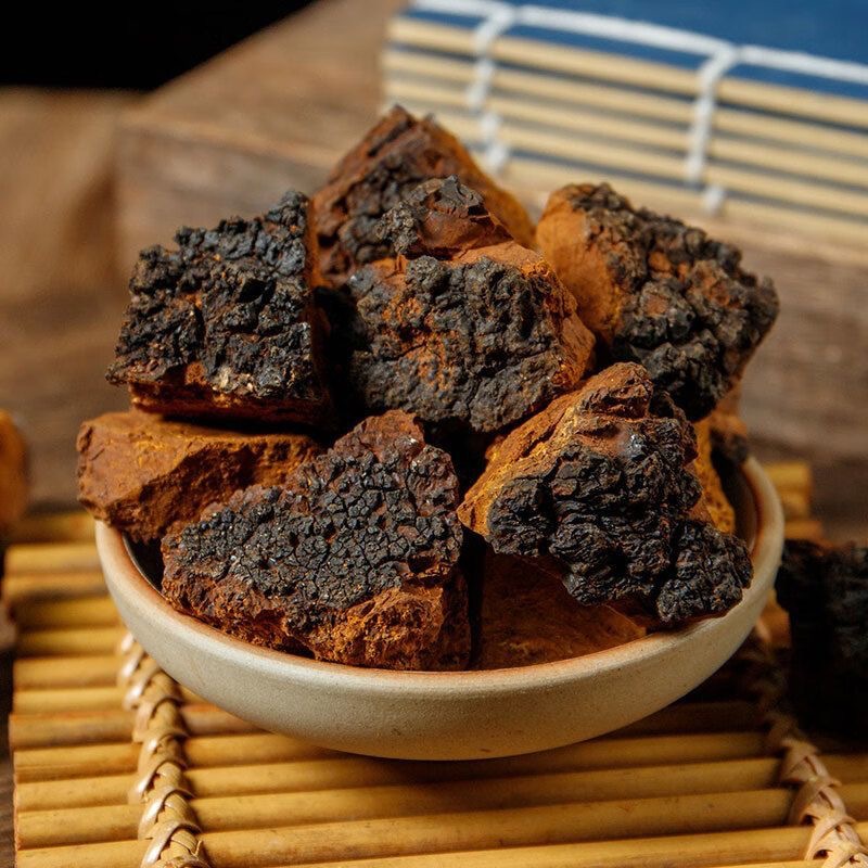 Chaga Mushroom Granules Hua Shu Rong 500g Wild Harvested Changbai Mountain Birch Fungus for Daily Herbal Tea - Image 3