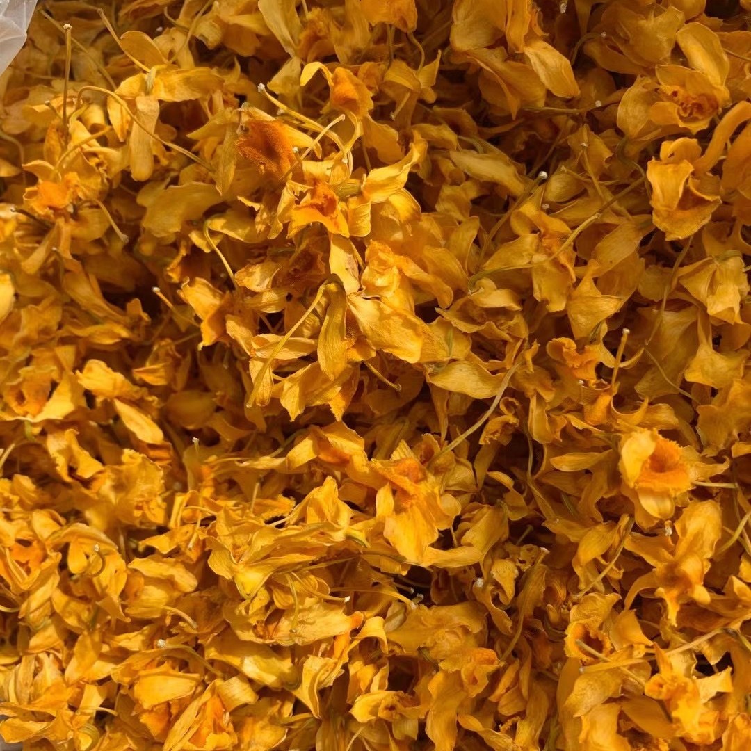 Drumstick Dendrobium Flowers (Dendrobium chrysotoxum) — Yunnan Dried Herbal Flower Tea, 1g - Image 2