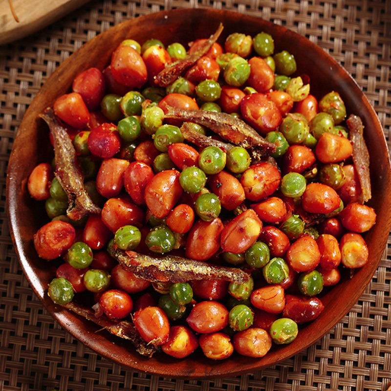 Spicy Small Fish Peanuts Crispy Snack Mix Ready to Eat 250g Pack - Image 3