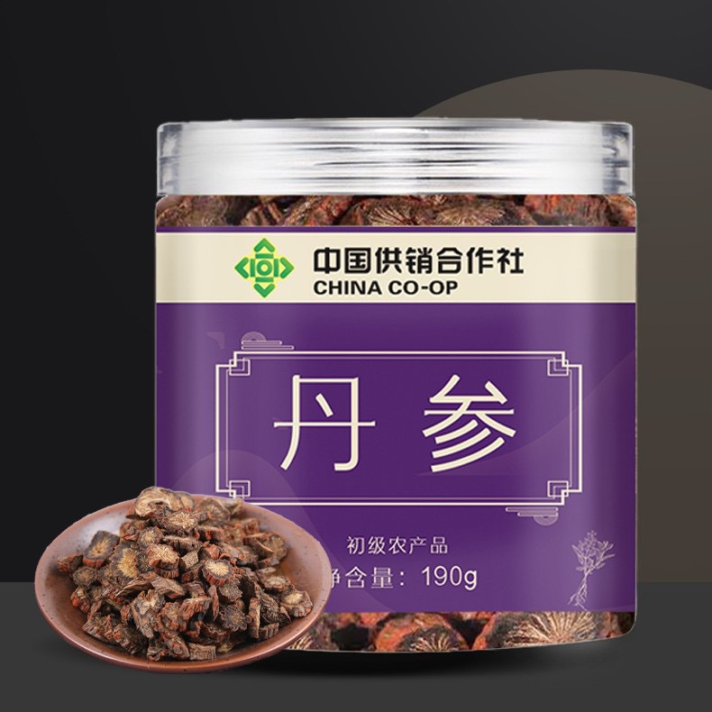 Dan Shen Dried Salvia Root Slices 190g Chinese Red Sage Herbal Tea and Decoction Pieces - Image 3