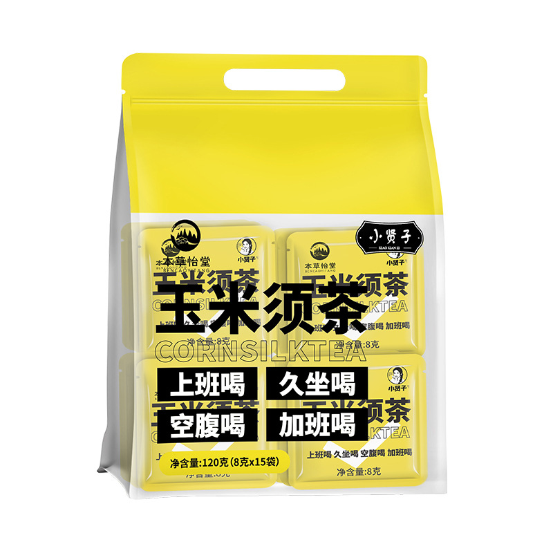Corn Silk Tea Triangle Bags Individually Wrapped Herbal Wellness Tea Cold Brew 120g - Image 5