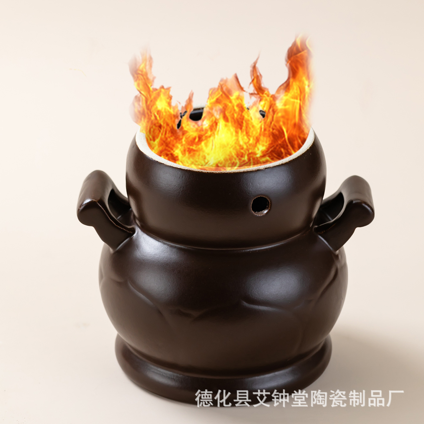 Wen Yang Guan Moxibustion Jar Large Ceramic Warming Cup with Fire Bowl for Navel and Body Moxa Therapy - Image 4