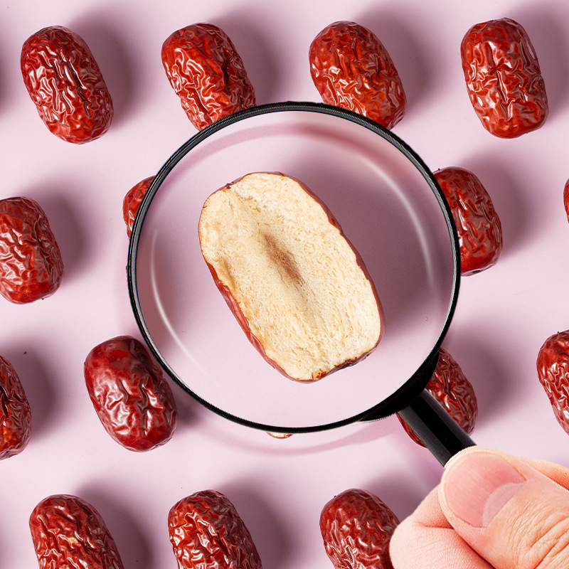 Ningxia Grey Jujube Dried Red Dates Hong Zao 500g Bagged Chinese Dried Fruit - Image 3