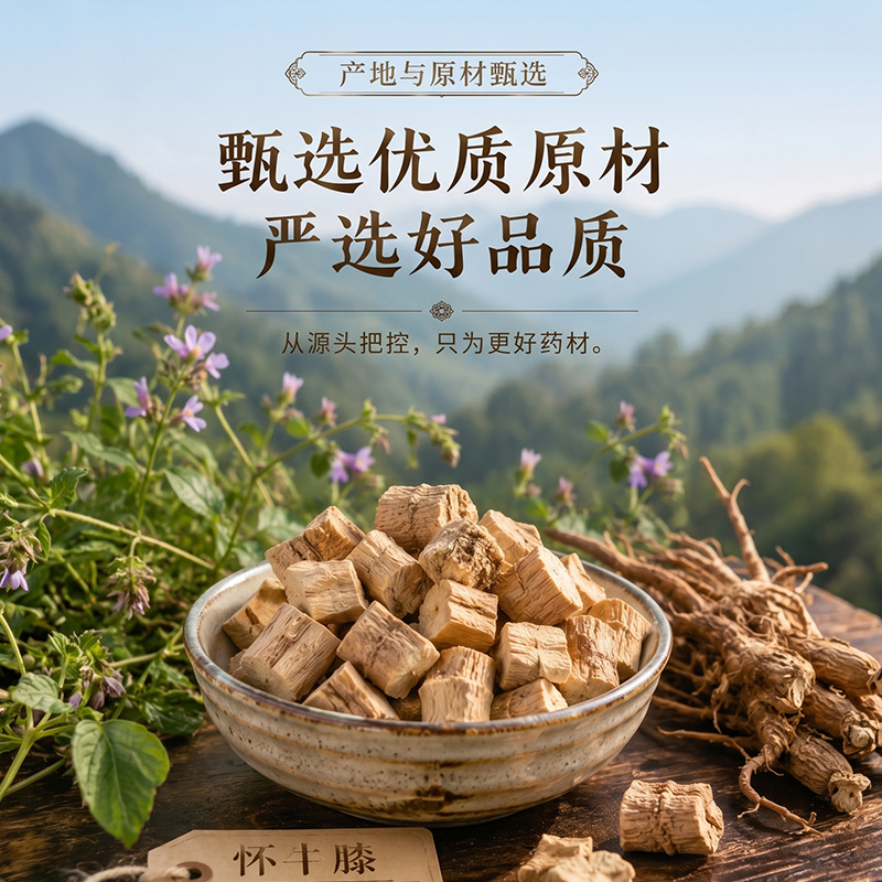 Huai Niu Xi (Achyranthes bidentata) — Dried Food Herb Root for Cooking & Soup - Image 3