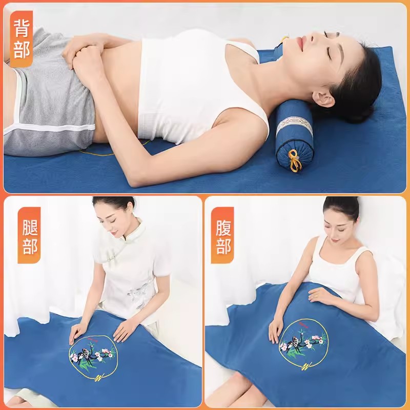 Electric Heating Moxa Blanket Mugwort Heat Pad Full Body Warm Compress Ai Cao Ai Jiu Mat - Image 4