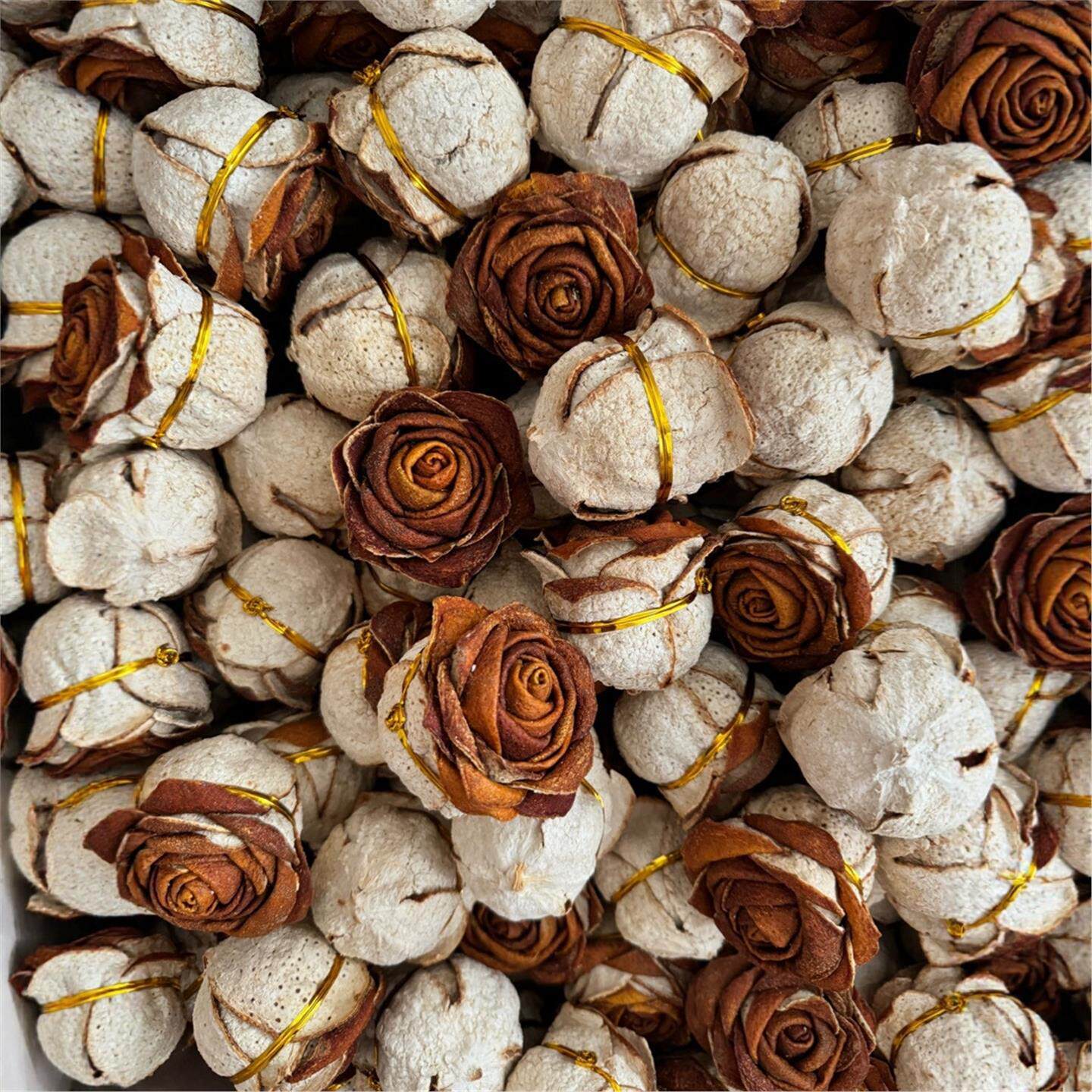 Xinhui Chenpi Rose Shaped Dried Tangerine Peel Flower 600g Gift Box for Tea and Brewing - Image 3