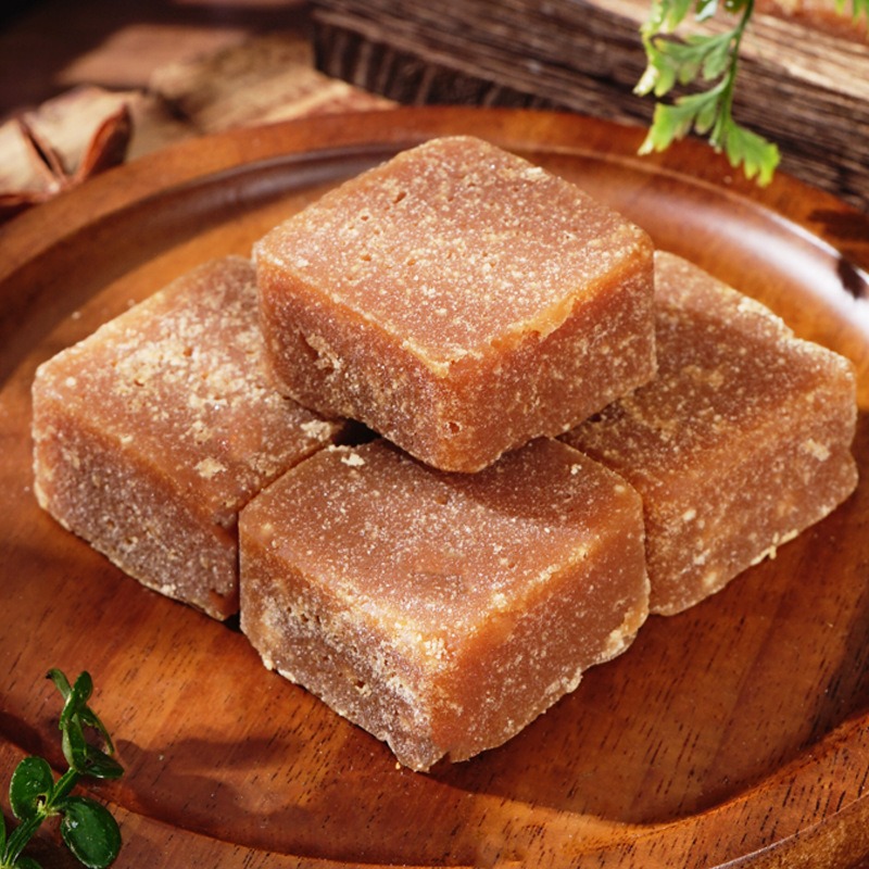 Yunnan Handmade Brown Sugar Blocks Traditional Cane Sugar 500g Jar - Image 4