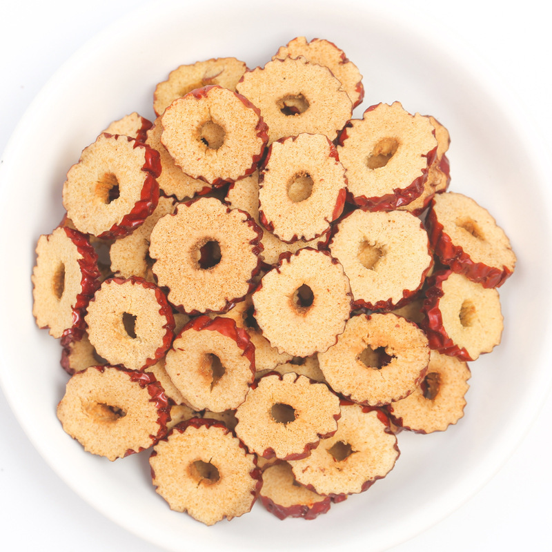 Dried Red Date Slices Pitted Hong Zao Seedless Jujube Rings for Tea and Cooking 50g Trial Pack - Image 3