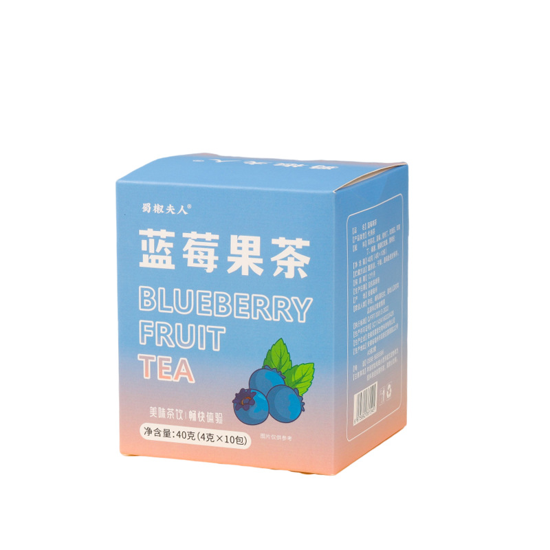 Blueberry Eye Care Fruit Tea Peach Mulberry Black Goji Rose Cold Brew Pyramid Tea Bags - Image 5