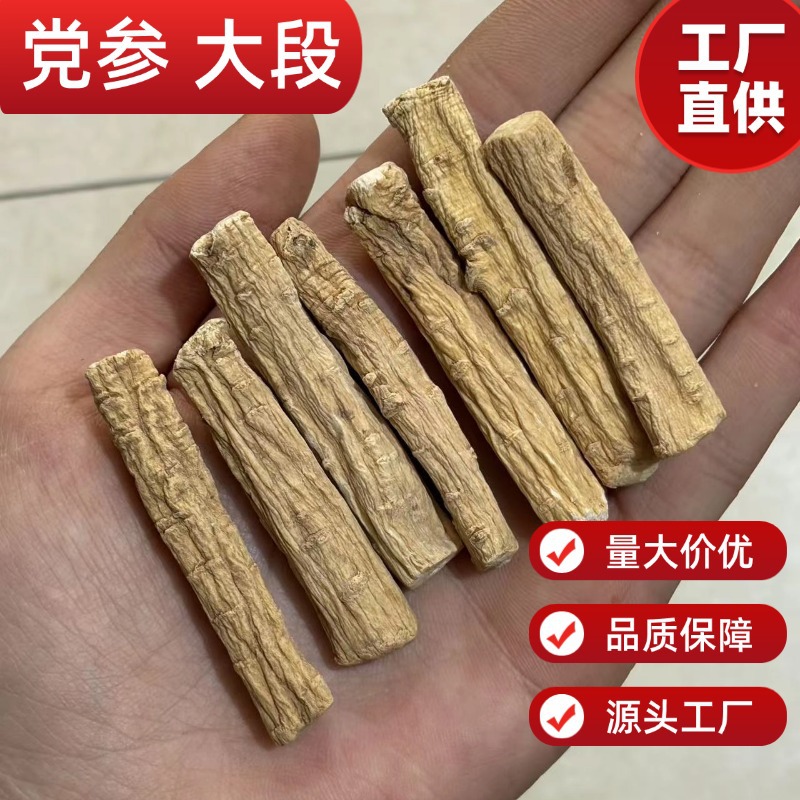 Dried Codonopsis Root Large Segments 250g Sun Dried Jilin Codonopsis for Herbal Soups and Decoctions - Image 3