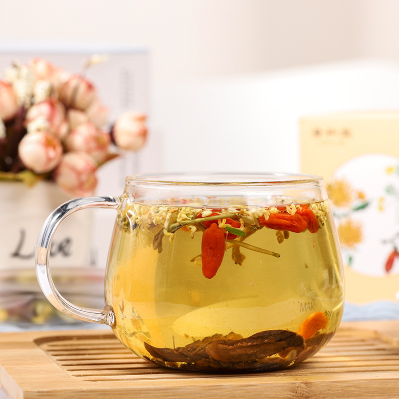 Chrysanthemum Cassia Seed Tea Blend with Honeysuckle Burdock Root Goji Osmanthus 120g 10 Bags - Image 4