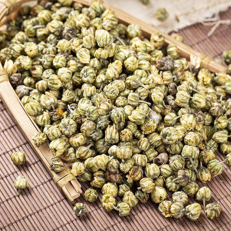 Tongxiang Tai Ju Chrysanthemum Tea Buds Ju Hua Mi Loose Dried Hang Bai Ju Herbal Tea 500g - Image 3