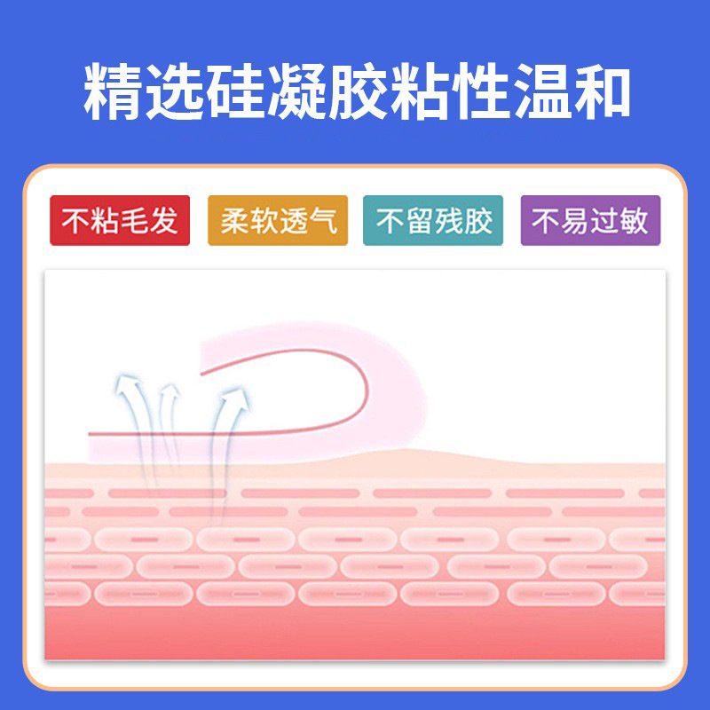 Silicone Gel PU Film Breathable Waterproof Acupoint Patch Blank Dressing 7x7 cm - Image 4