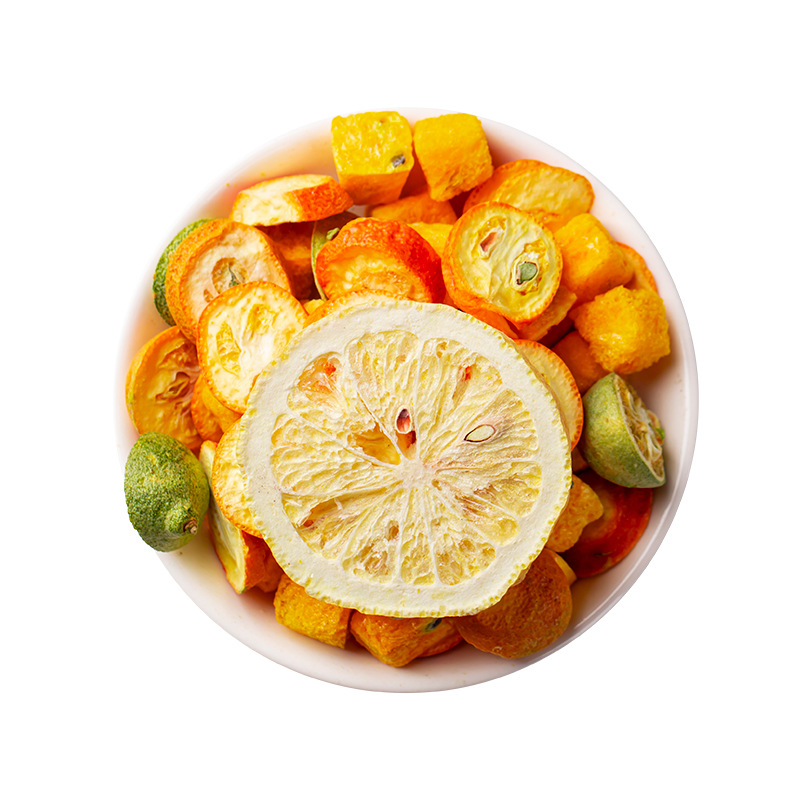 Lemon, Green Kumquat & Passion Fruit Cold-Brew Tea — Freeze-Dried Fruit Herbal Blend, 500g Loose - Image 5