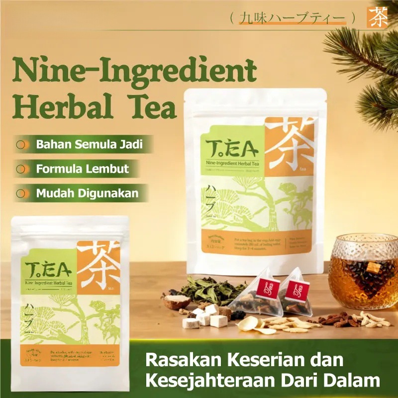 Nine Herb Flower Tea Blend Gentle Botanical Loose Leaf Tea 60g - Image 4