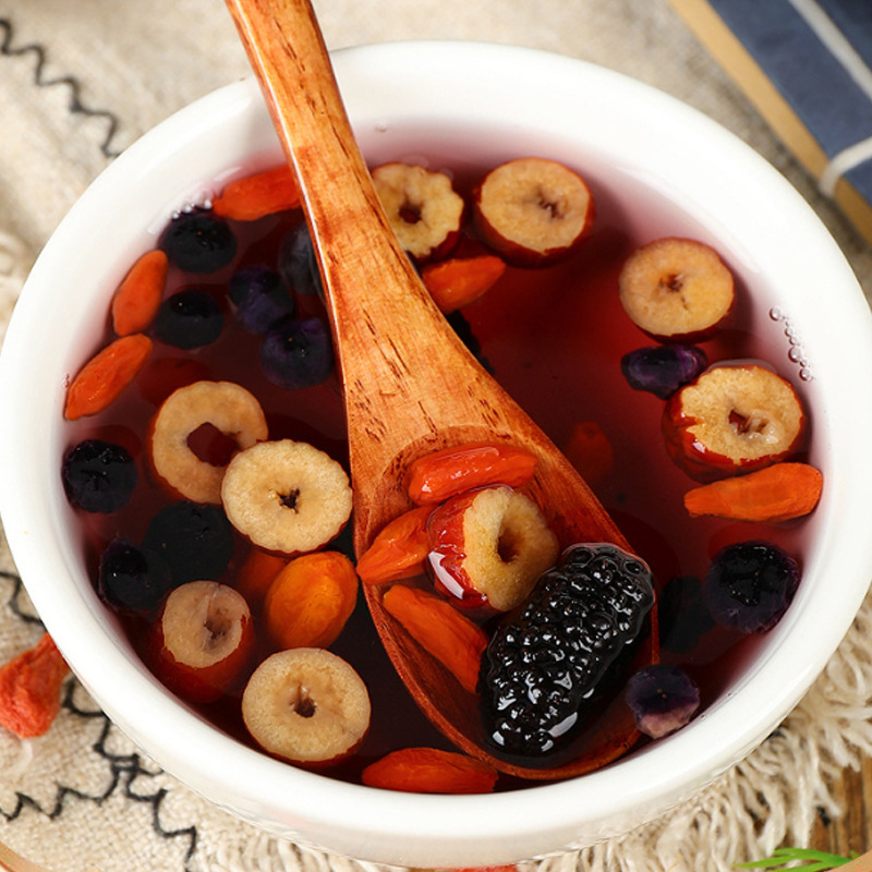 Black Red Goji Mulberry Tea Sang Shen Cha 10g x 10 Bags Cold Brew Herbal Blend 200g - Image 4
