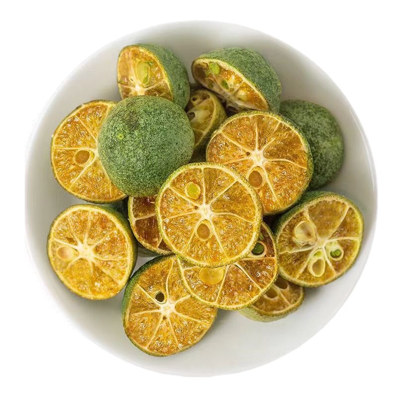 Freeze-Dried Green Kumquat Slices 500g Qing Ju Citrus Fruit Tea from Hainan - Image 5
