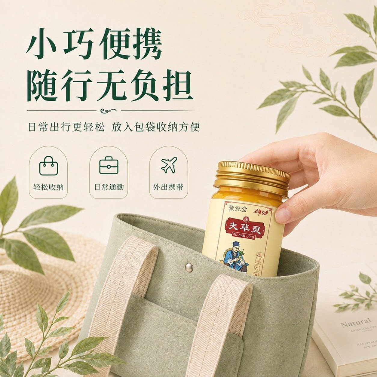 Juwantang Fucao Ling Herbal Massage Balm 50g External Use Soothing Topical Care - Image 3