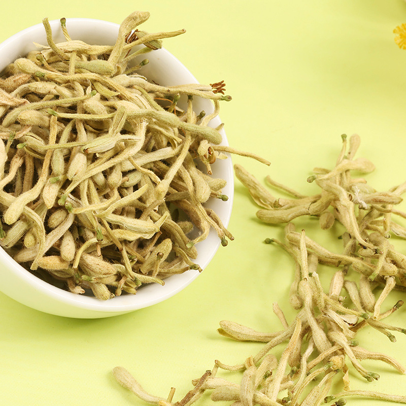 Dried Honeysuckle Flower Tea Jin Yin Hua 500g Bag Traditional Chinese Herbal Tea for Daily Brewing - Image 2
