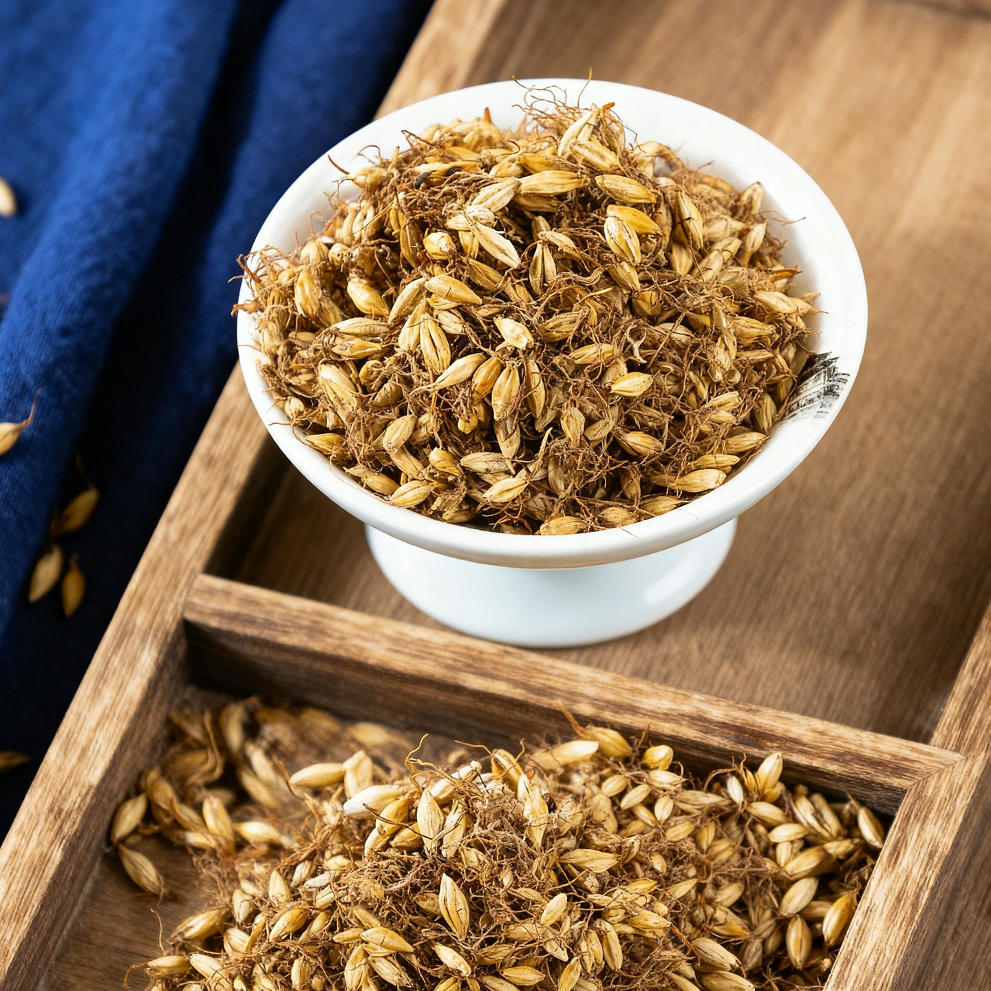 Roasted Malt Sprout Chao Mai Ya 500g Dried Barley Malt for Herbal Tea and Decoction - Image 3