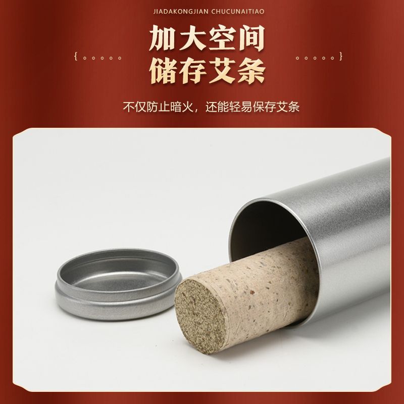 Stainless Steel Moxa Extinguisher Cylinder for Home and TCM Clinic Use Large Size - Image 4