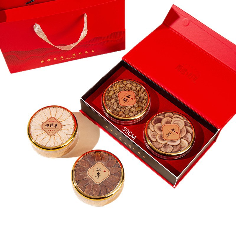 Double Delicacy Nourishing Gift Box Shi Hu and Lu Rong Herbal Gift Set for Elders and Clients - Image 5