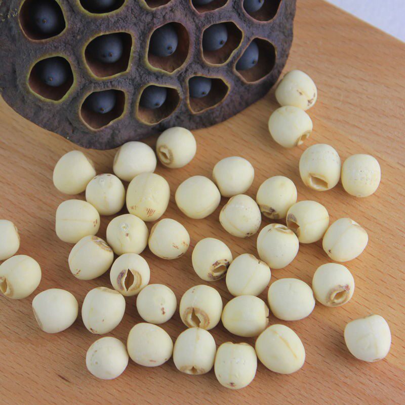 Dried Lotus Seeds Lian Zi 500g Coreless White Lotus Seeds for Soup Congee and Tea - Image 4