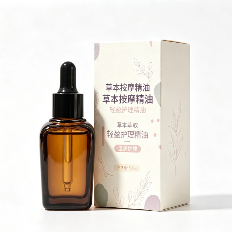 Herbal Massage Oil 30ml Body Care Topical Oil for Back and Abdominal Massage - Image 5