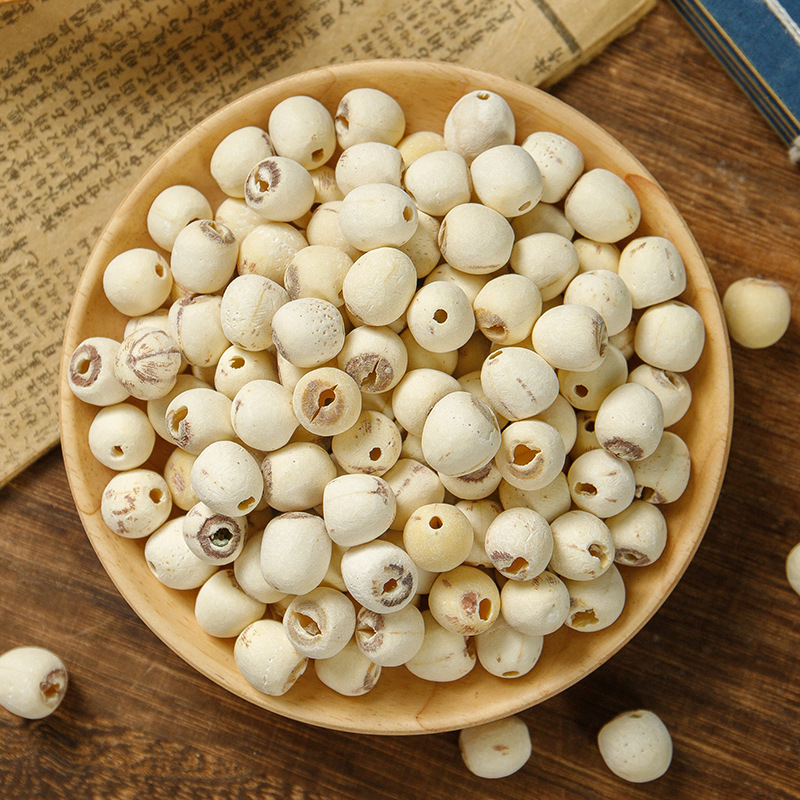 Lotus Seed (Nelumbo nucifera) — Hunan White Lotus Seeds, Core-Removed, Sulfur-Free, 500g - Image 3