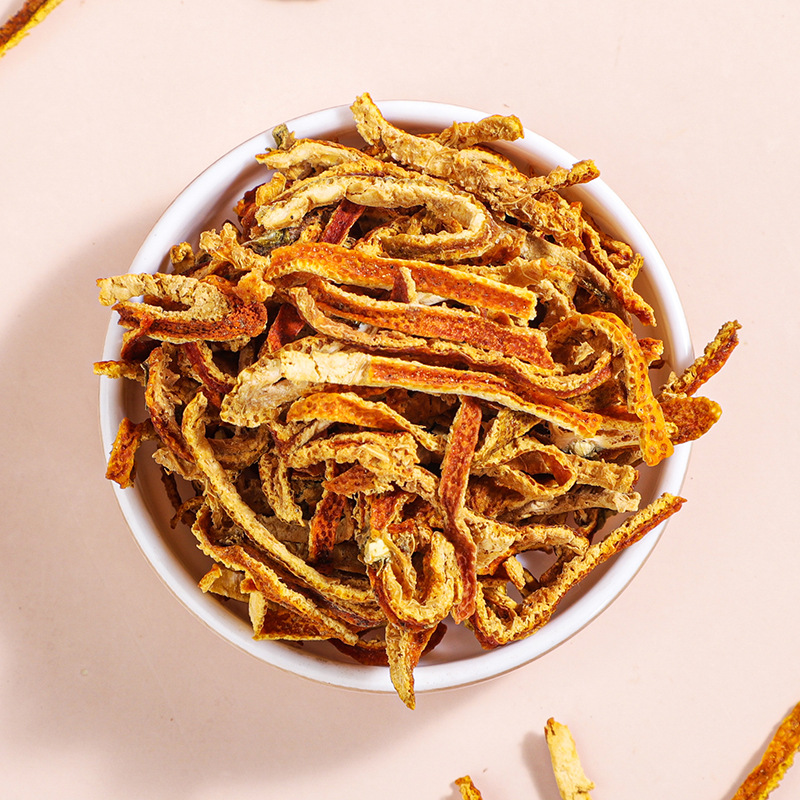 Dried Tangerine Peel Strips Chen Pi 500g Loose Herbal Tea for Daily Brewing - Image 3