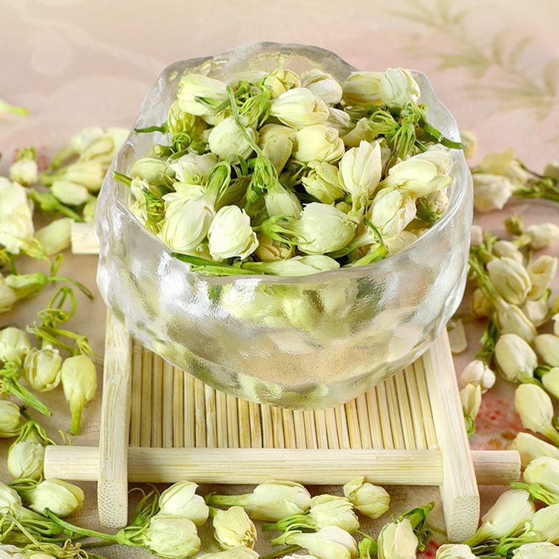 Dried Jasmine Flowers (Jasminum sambac) — Hengxian Guangxi Herbal Tea, 500g Loose - Image 3