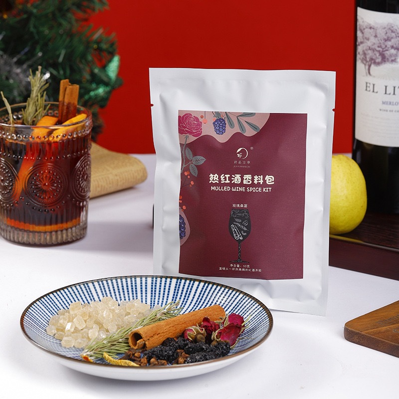 Mulled Wine Christmas Spice Pack 40g Boxed Aromatic Blend for Festive Hot Red Wine - Image 4