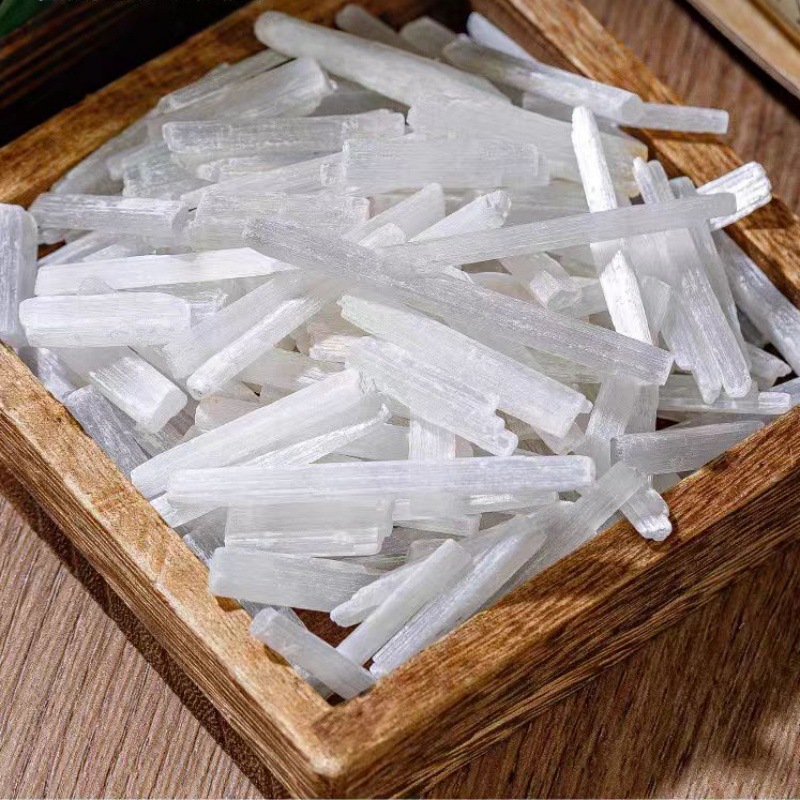 Gypsum (Shi Gao) Mineral Powder & Pieces — Raw Herb for TCM Decoction - Image 3