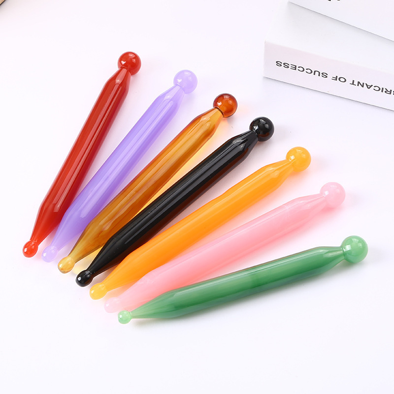 Gua Sha Facial Massage Stick Resin Meridian Acupoint Tool for Face and Body Wellness 19g - Image 2