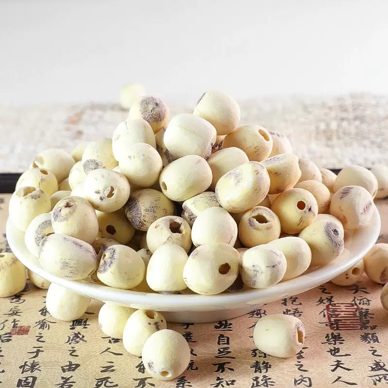 Dried White Lotus Seeds 500g Bai Zi Lian Zi Skinless Peeled for Soup Congee and Herbal Cooking - Image 2