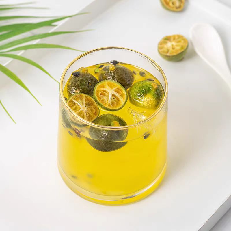 Freeze-Dried Green Kumquat Slices 500g Qing Ju Citrus Fruit Tea from Hainan - Image 3