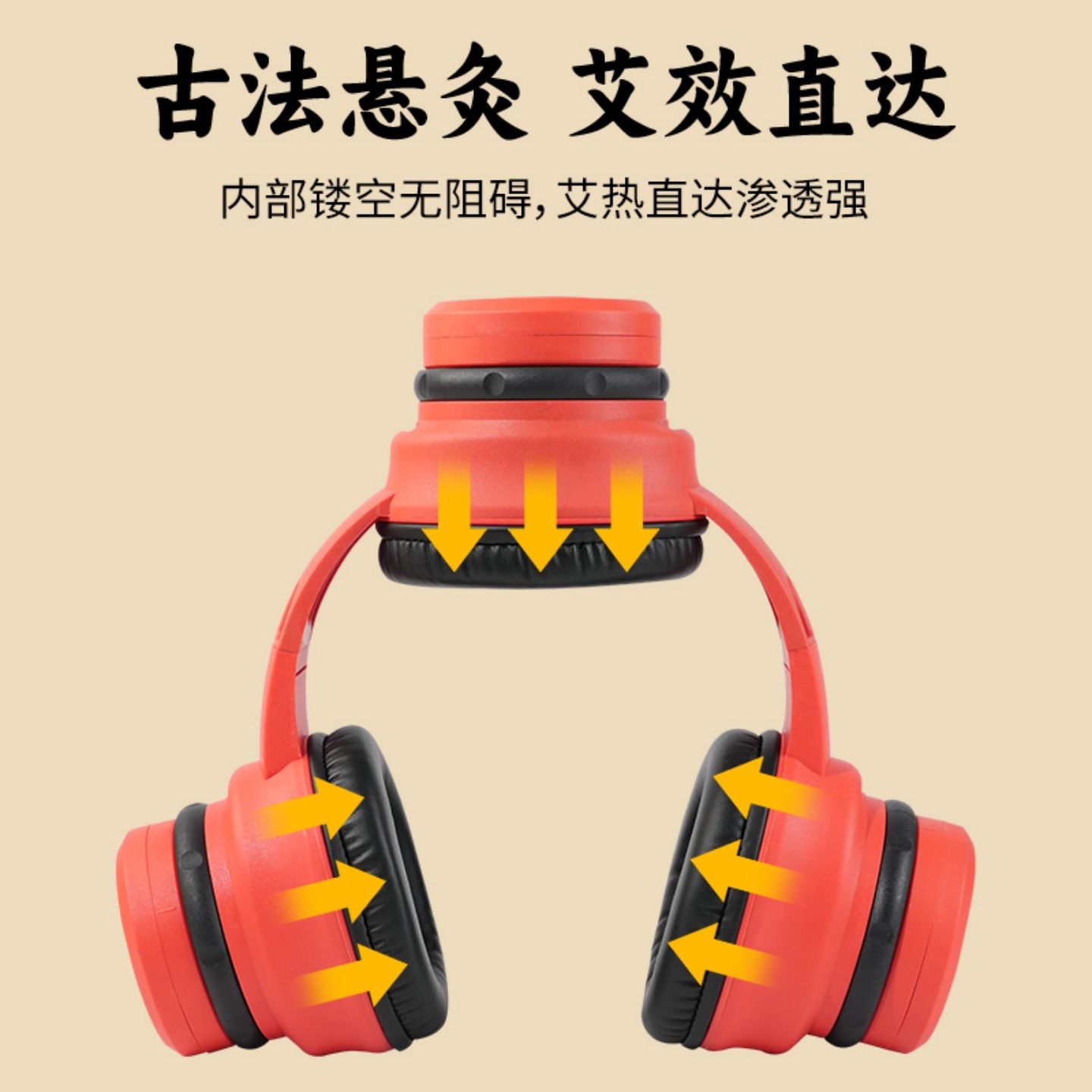 Upgraded Ear Moxibustion Device with Smoke Filter for Ear Head and Baihui Point Home Use with 108 Moxa Cones - Image 3