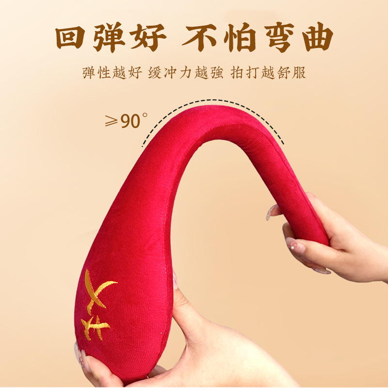 Ai Cao Meridian Tapping Stick Herbal Massage Hammer with Cornus Filling for Full Body Wellness - Image 3