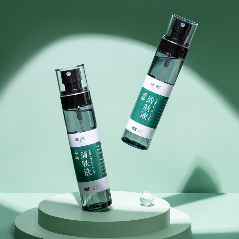 Mugwort Cleansing Liquid Ai Ye Qing Fu Ye 100ml Herbal Skin Spray for Moxibustion Care - Image 3