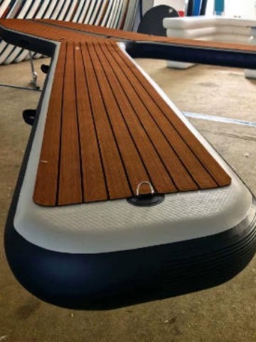 Inflatable Floating PVC Dock Platform 6m x 1.4m Commercial Jet Ski Swim Dock with Pump - Image 3