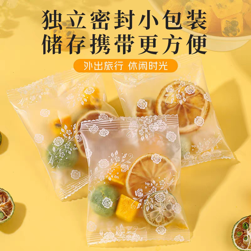Kumquat Passion Fruit Tea Bags 10g x 10 Sugar Free Hot Brew Fruit Herbal Tea - Image 2