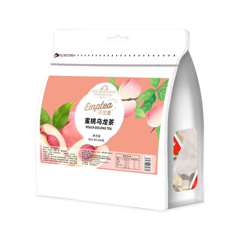 Peach Oolong Tea (蜜桃乌龙茶) — Cold-Brew Fruit & Flower Tea Sachets, 4g × 20 Packs - Image 5