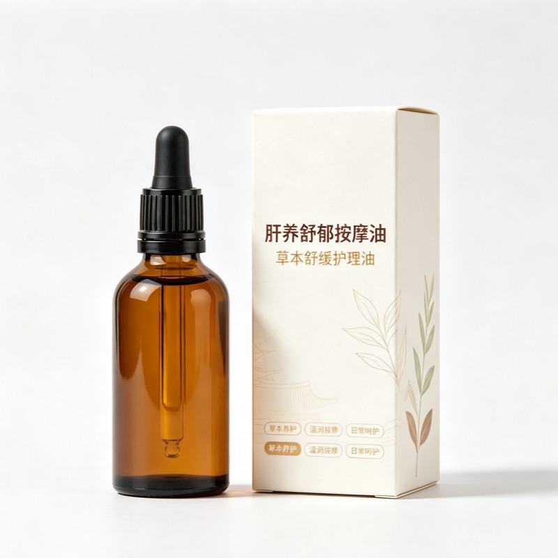 Liver Soothing Herbal Massage Oil Gan Yang Shu Yu for Abdominal and Waist Massage External Use - Image 5