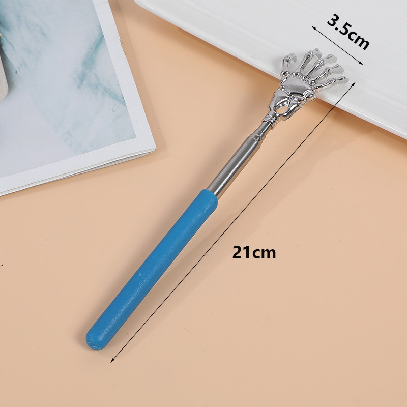 Stainless Steel Extendable Back Scratcher Massage Tool Ghost Hand Design for Home Use - Image 4