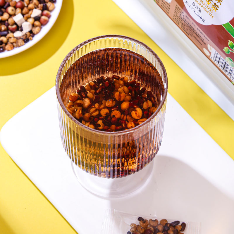 Adzuki Bean, Coix Seed, Euryale & Poria Herbal Tea (赤小豆薏米芡实茯苓茶) — 20 Cold-Brew Sachets - Image 2