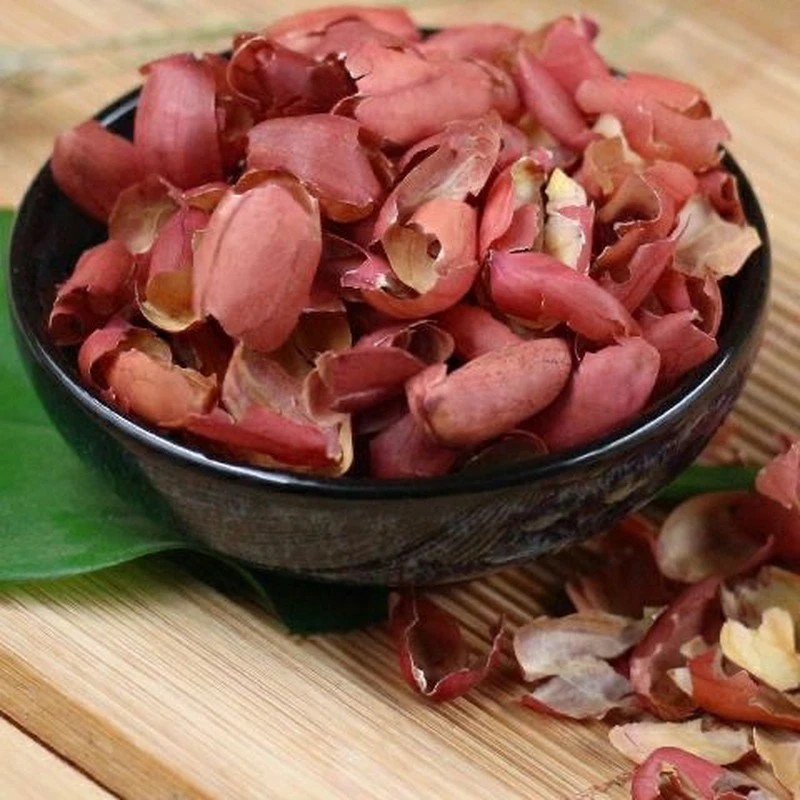 Peanut Seed Coat 500g Hua Sheng Yi Red Skin Dried Traditional Herb for Tea and Decoction - Image 2