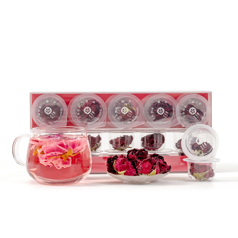 Freeze-Dried Mo Hong Rose Flower Tea 50g Whole Dried Rose Buds for Herbal Infusions - Image 5